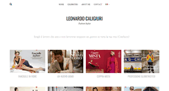Desktop Screenshot of leonardocaligiuri.com